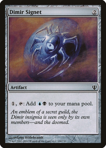Image for Dimir Signet (104) [Archenemy]