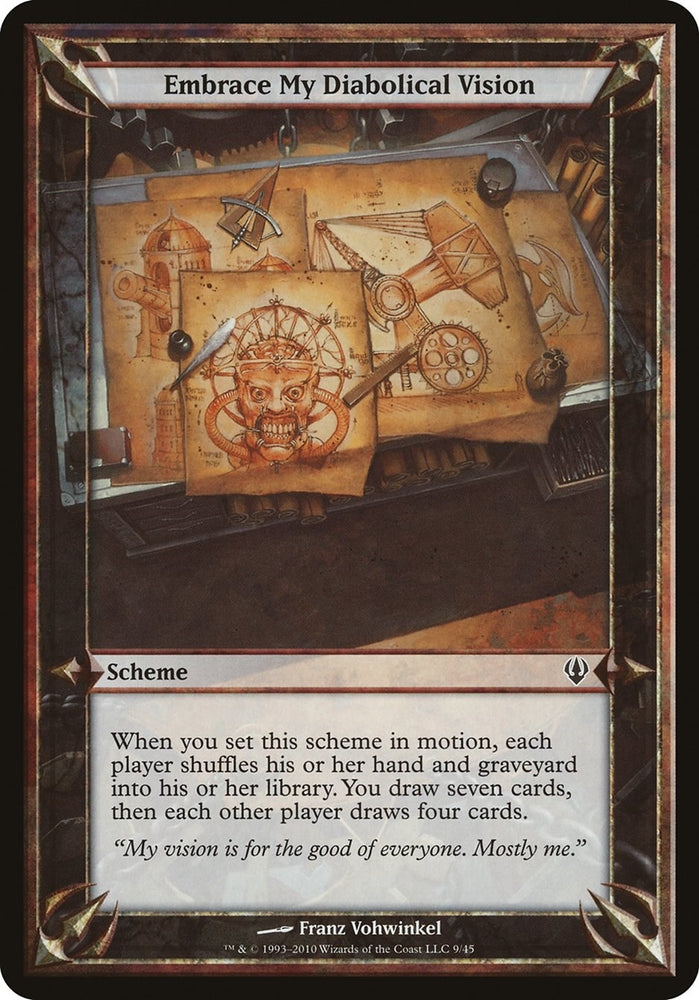 Image for Embrace My Diabolical Vision (Archenemy) [Oversize Cards]
