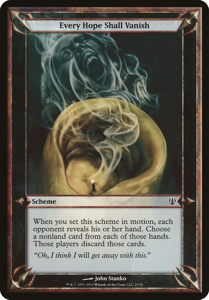 Image for Every Hope Shall Vanish (Archenemy) [Oversize Cards]
