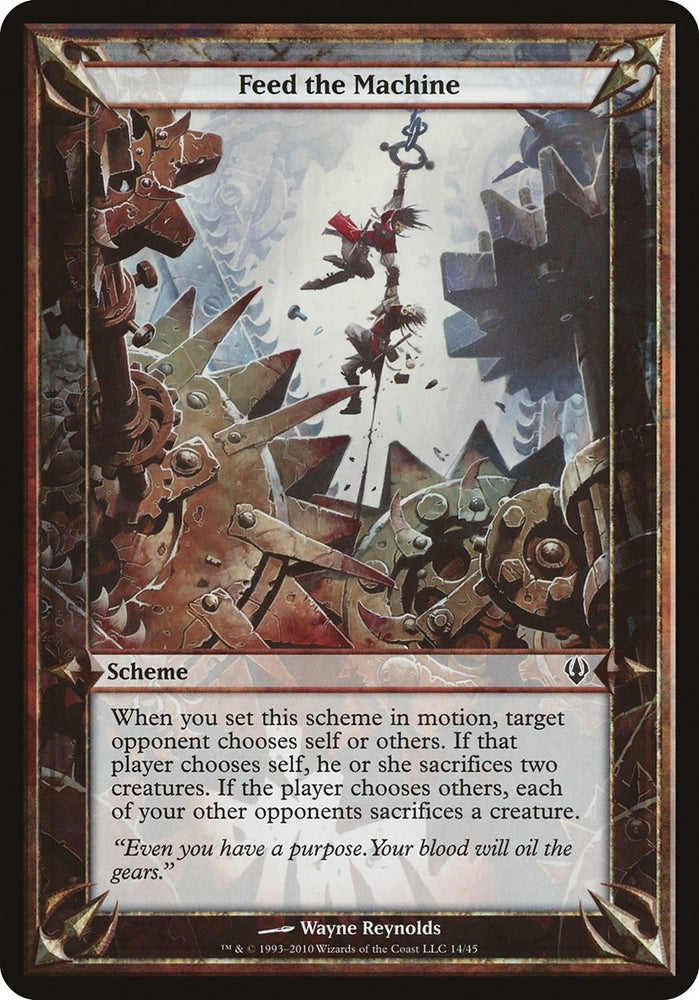 Image for Feed the Machine (Archenemy) [Oversize Cards]