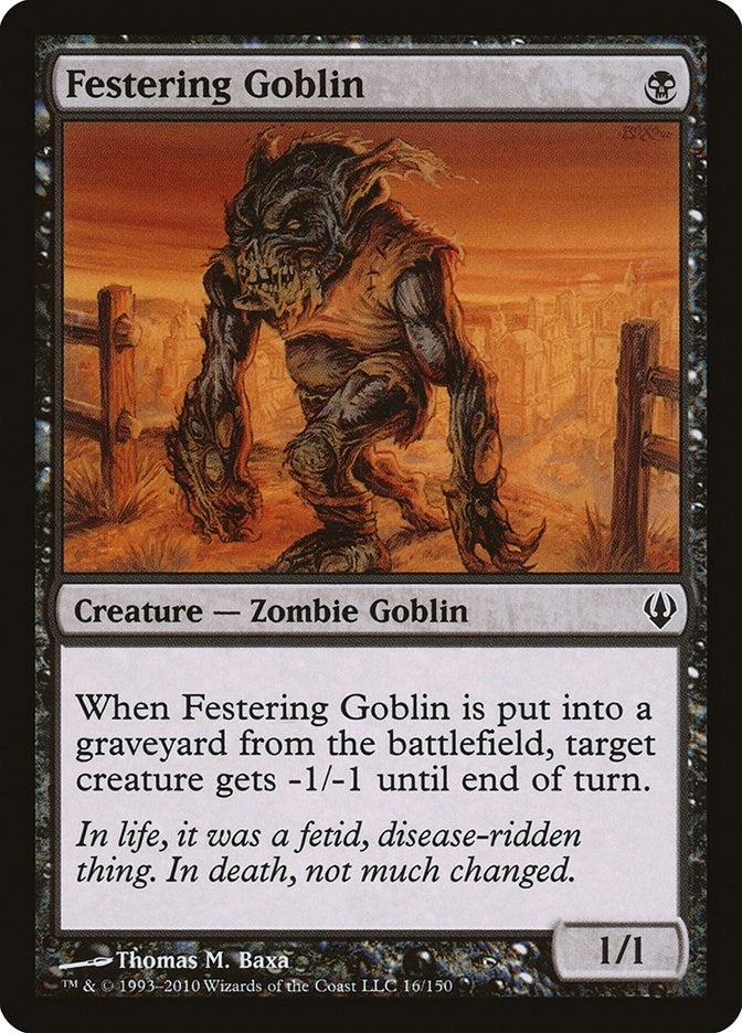 Image for Festering Goblin (16) [Archenemy]