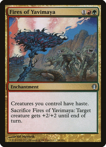 Image for Fires of Yavimaya (86) [Archenemy]