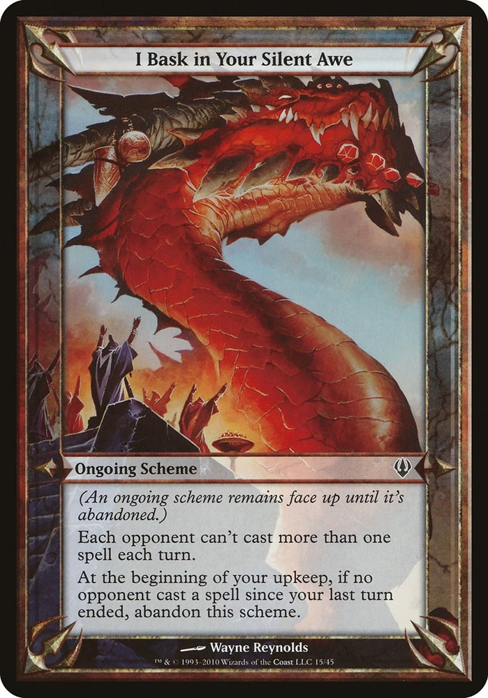 Image for I Bask in Your Silent Awe (Archenemy) [Oversize Cards]