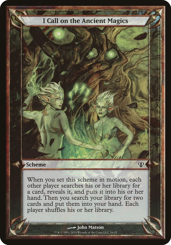 Image for I Call on the Ancient Magics (Colorless) [Oversize Cards]