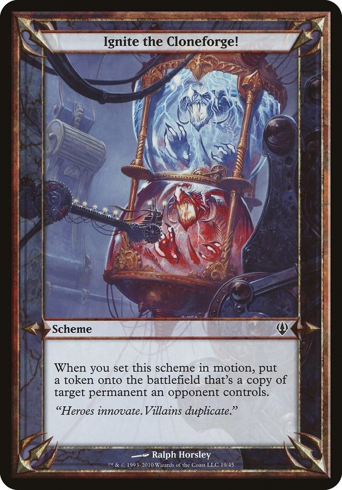 Image for Ignite the Cloneforge! (Archenemy) [Oversize Cards]