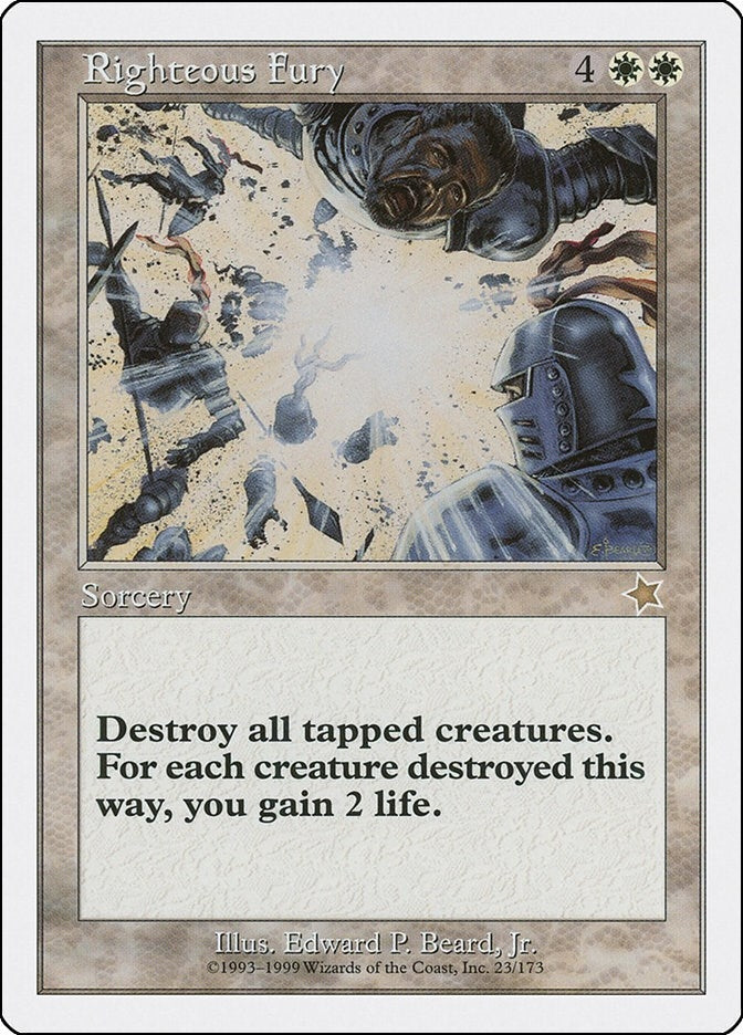 Image for Righteous Fury (23) [Starter 1999]