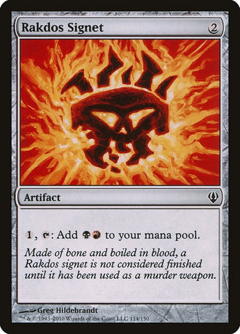 Image for Rakdos Signet (114) [Archenemy]