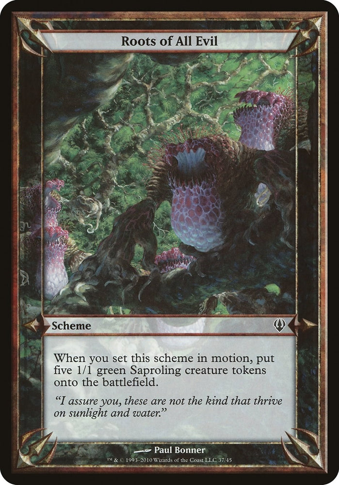 Image for Roots of All Evil (Archenemy) [Oversize Cards]