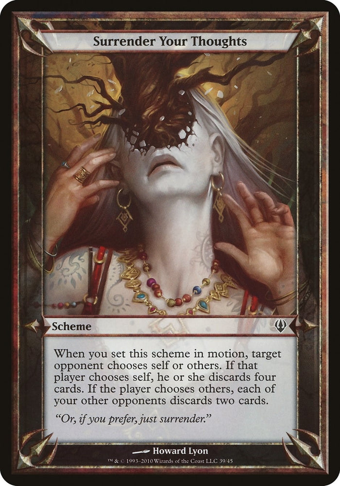 Image for Surrender Your Thoughts (Archenemy) [Oversize Cards]