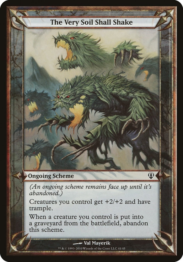 Image for The Very Soil Shall Shake (Archenemy) [Oversize Cards]
