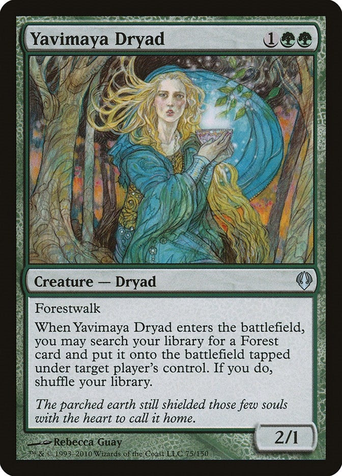 Image for Yavimaya Dryad (75) [Archenemy]