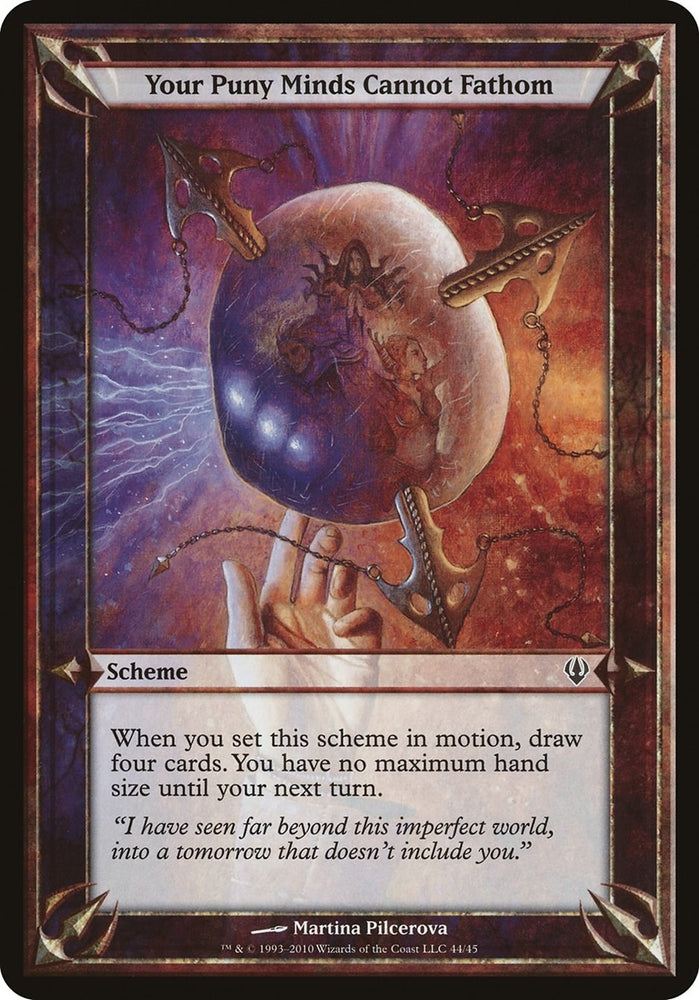 Image for Your Puny Minds Cannot Fathom (Archenemy) [Oversize Cards]
