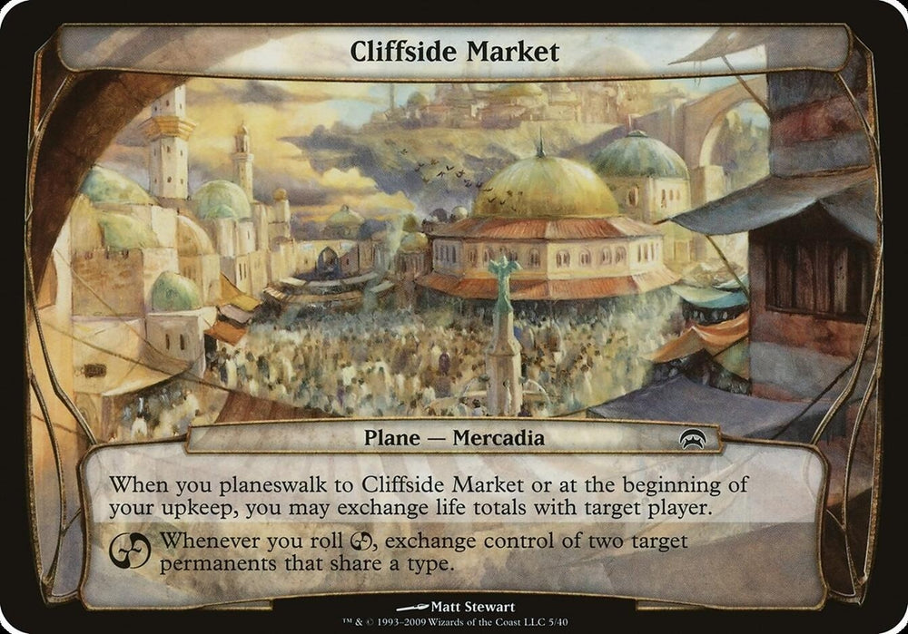 Image for Cliffside Market (Planechase) [Oversize Cards]