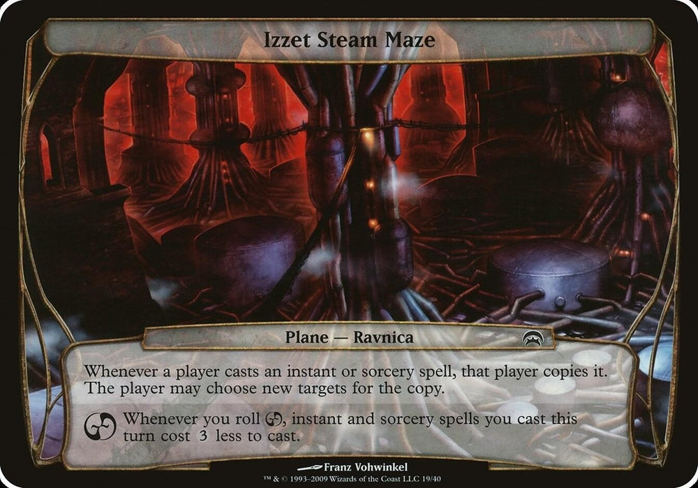 Image for Izzet Steam Maze (Planechase) [Oversize Cards]