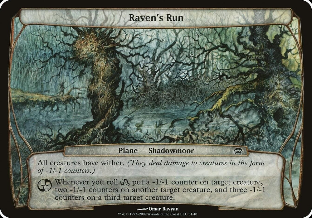 Image for Raven's Run (Planechase) [Oversize Cards]