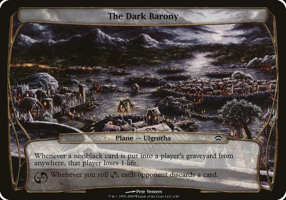 Image for The Dark Barony (Planechase) [Oversize Cards]