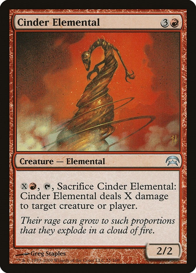 Image for Cinder Elemental (51) [Planechase]