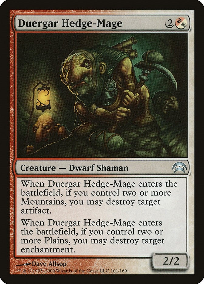 Image for Duergar Hedge-Mage (101) [Planechase]