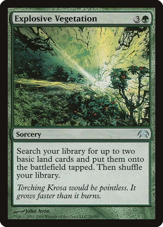 Image for Explosive Vegetation (70) [Planechase]