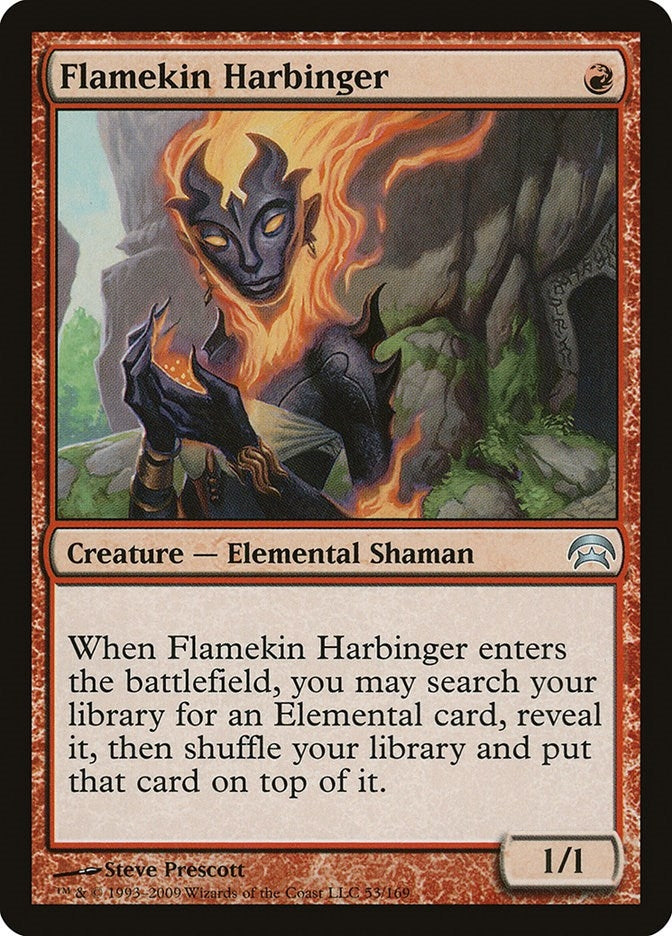 Image for Flamekin Harbinger (53) [Planechase]