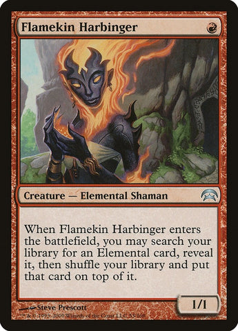 Image for Flamekin Harbinger (53) [Planechase]