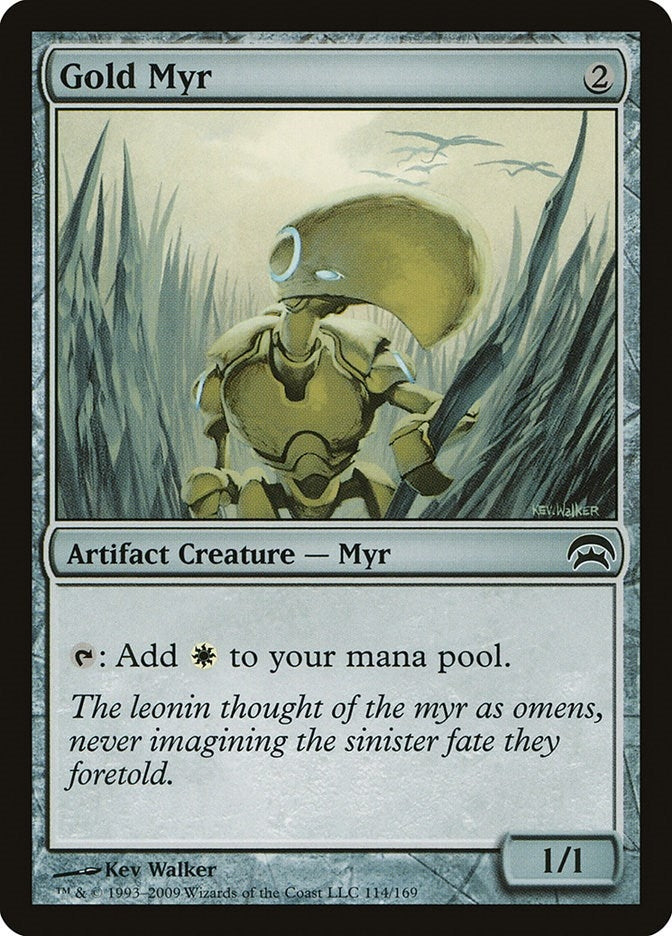 Image for Gold Myr (114) [Planechase]