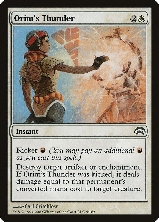 Image for Orim's Thunder (5) [Planechase]
