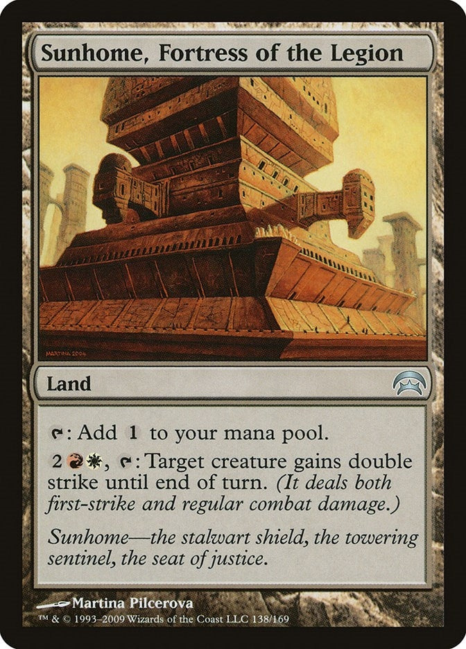 Image for Sunhome, Fortress of the Legion (138) [Planechase]