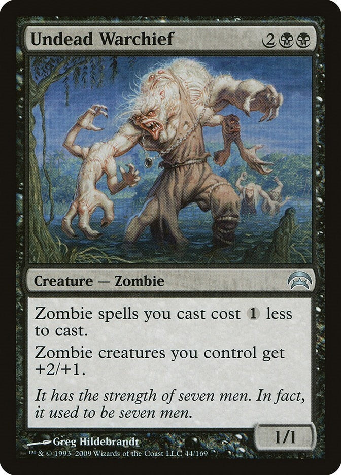 Image for Undead Warchief (44) [Planechase]
