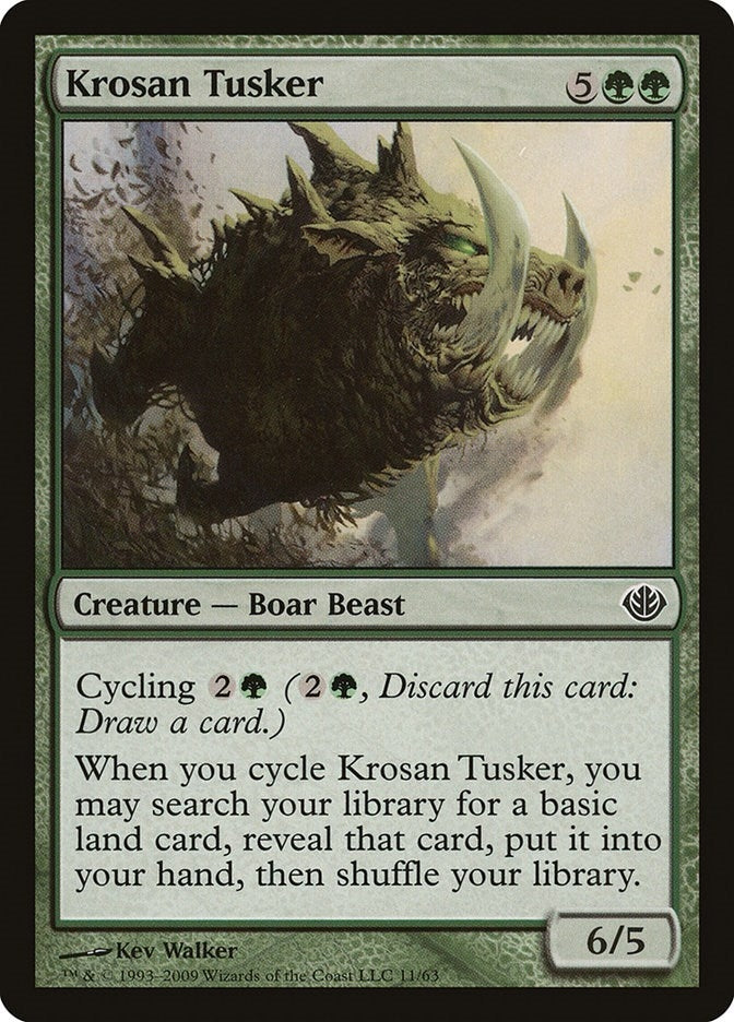 Image for Krosan Tusker (11) [Duel Decks: Garruk vs. Liliana]