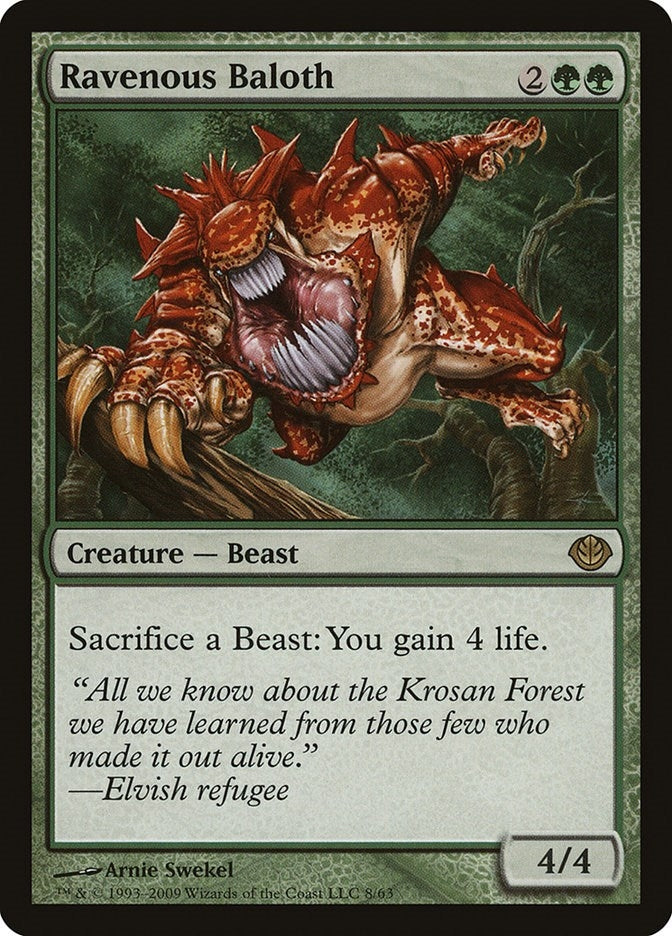 Image for Ravenous Baloth (8) [Duel Decks: Garruk vs. Liliana]