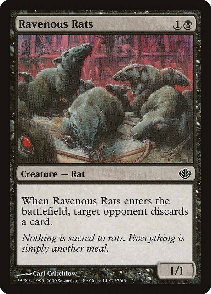 Image for Ravenous Rats (37) [Duel Decks: Garruk vs. Liliana]
