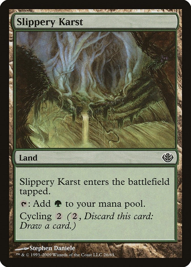 Image for Slippery Karst (26) [Duel Decks: Garruk vs. Liliana]