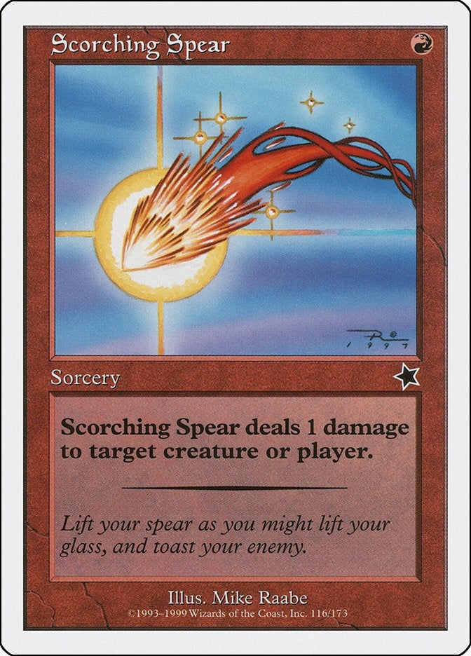Image for Scorching Spear (116) [Starter 1999]