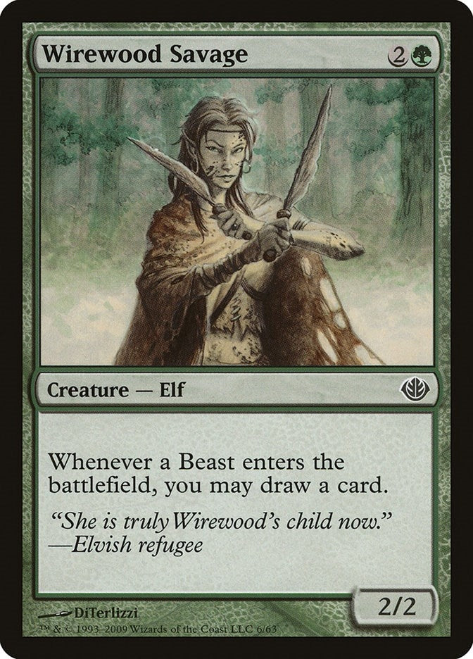 Image for Wirewood Savage (6) [Duel Decks: Garruk vs. Liliana]