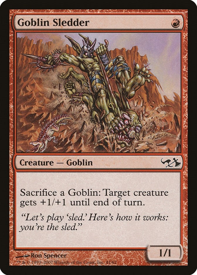 Image for Goblin Sledder (41) [Duel Decks: Elves vs. Goblins]
