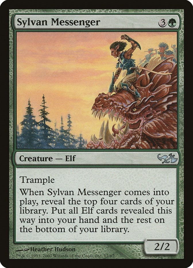 Image for Sylvan Messenger (12) [Duel Decks: Elves vs. Goblins]