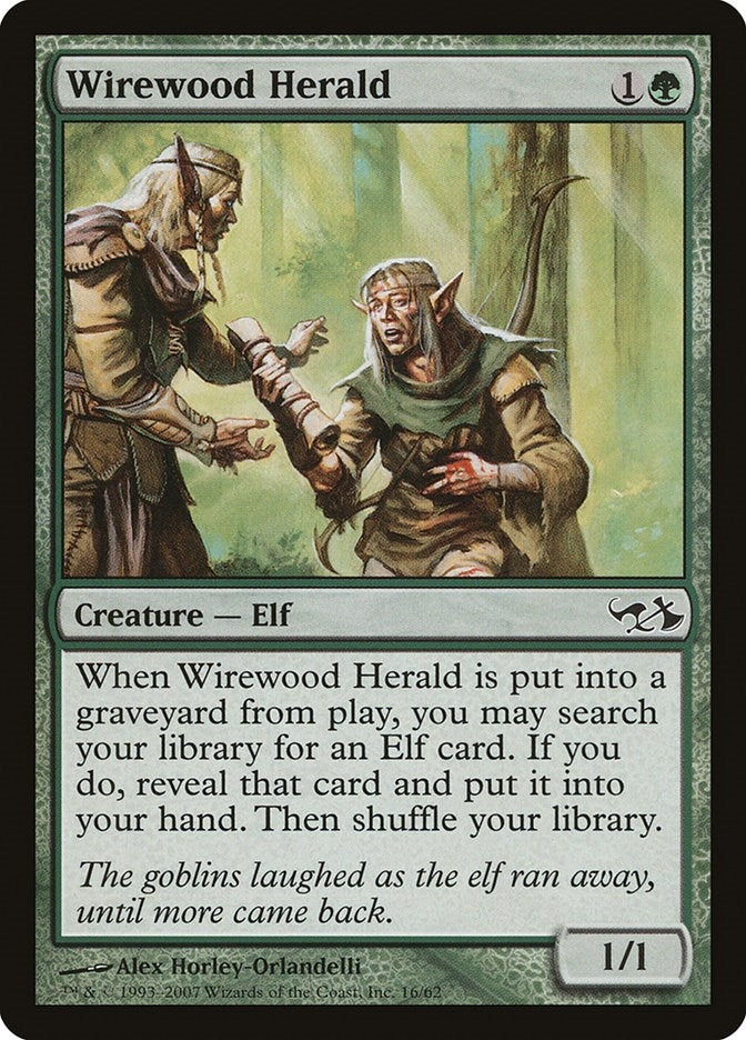 Image for Wirewood Herald (16) [Duel Decks: Elves vs. Goblins]