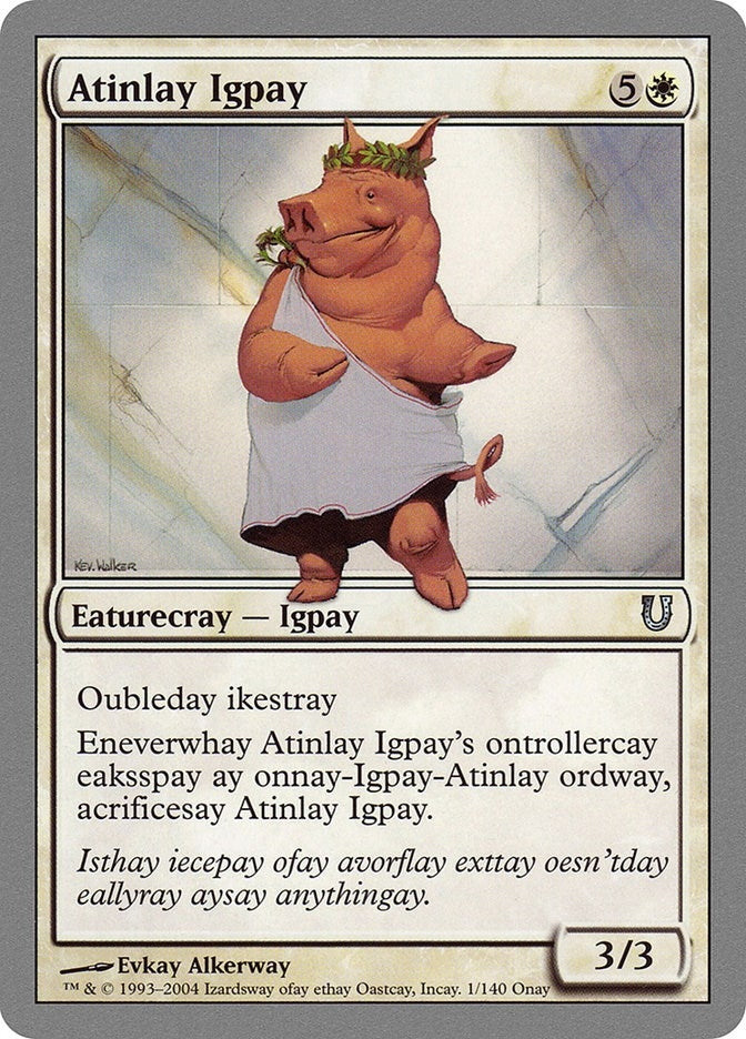 Image for Atinlay Igpay (1) [Unhinged]
