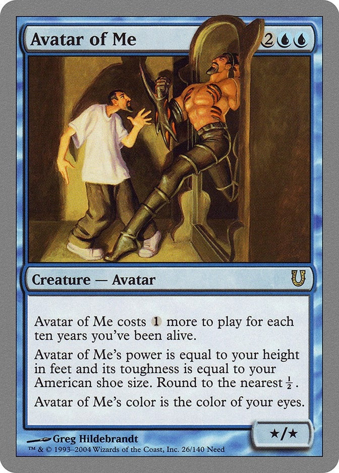 Image for Avatar of Me (26) [Unhinged]