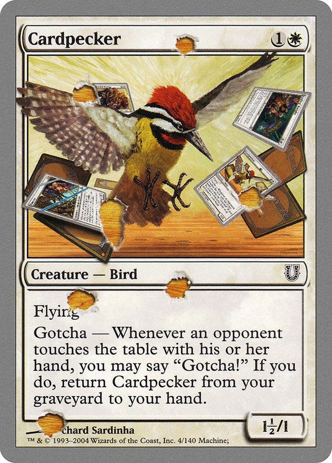 Image for Cardpecker (4) [Unhinged]
