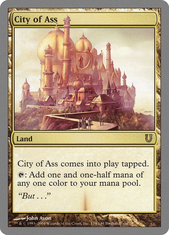 Image for City of Ass (134) [Unhinged]