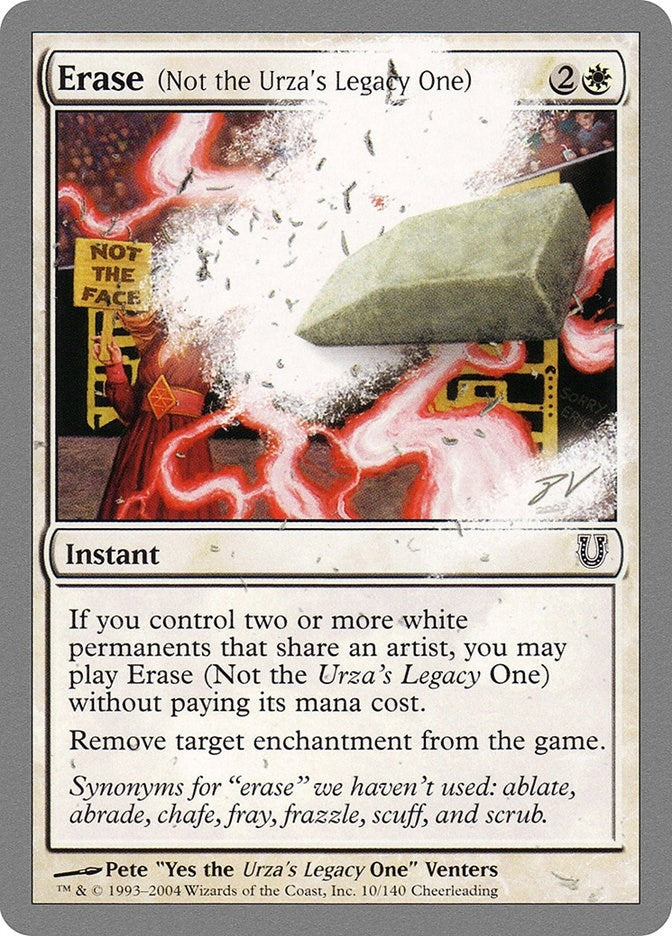 Image for Erase (Not the Urza's Legacy One) (10) [Unhinged]