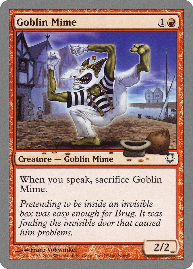 Image for Goblin Mime (78) [Unhinged]