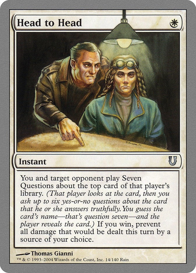 Image for Head to Head (14) [Unhinged]