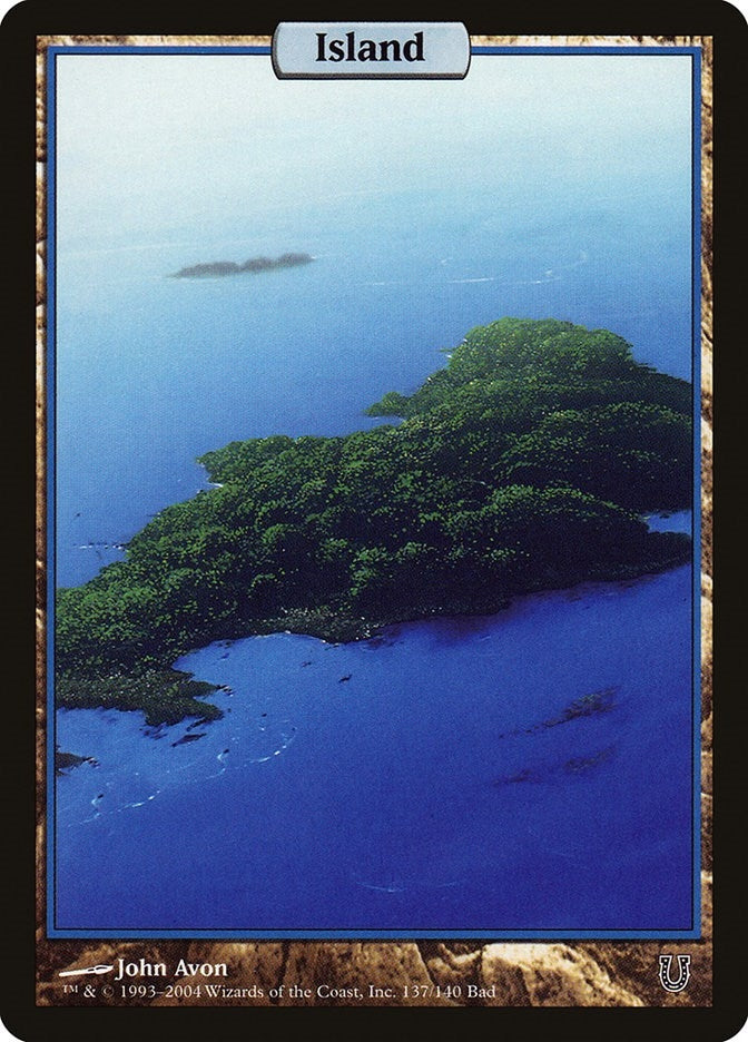 Image for Island - Full Art (137) [Unhinged]
