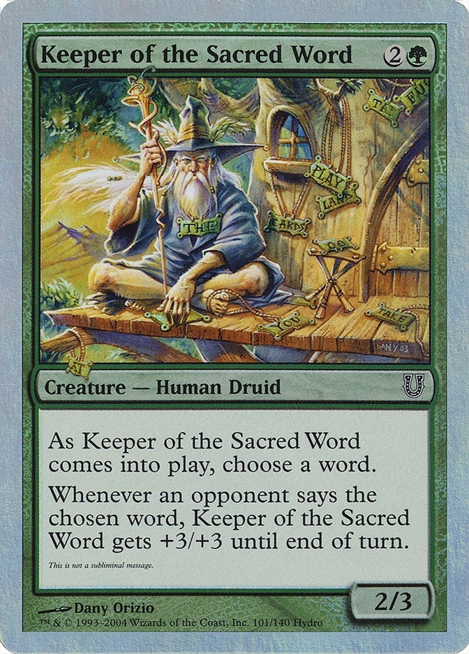 Image for Keeper of the Sacred Word (101) [Unhinged]