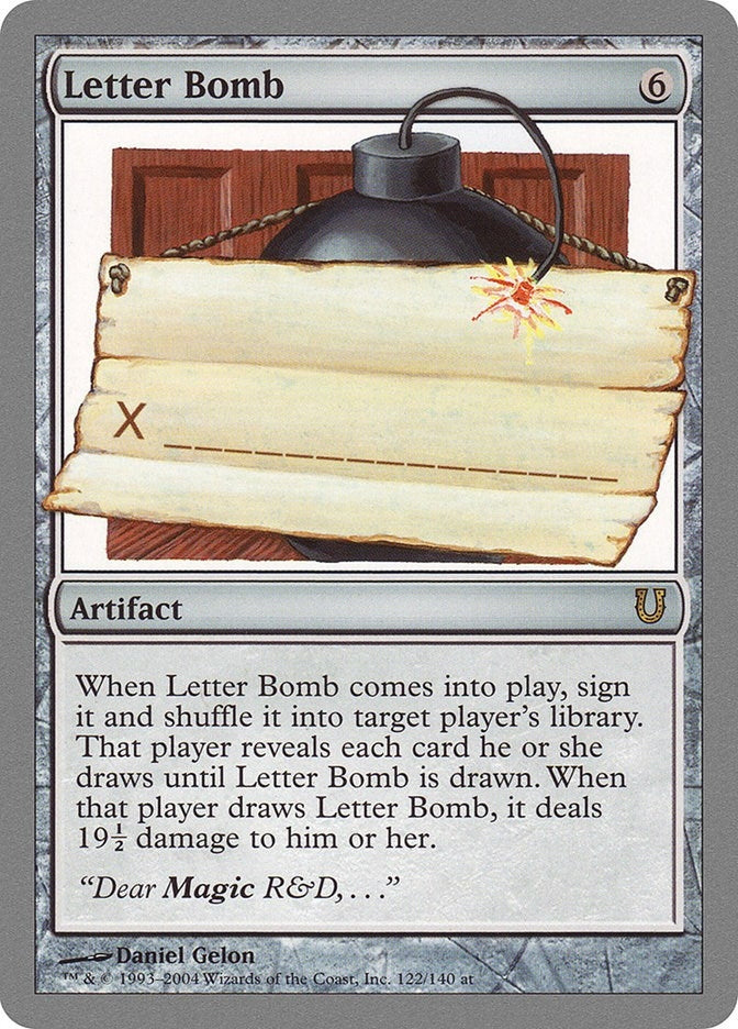 Image for Letter Bomb (122) [Unhinged]