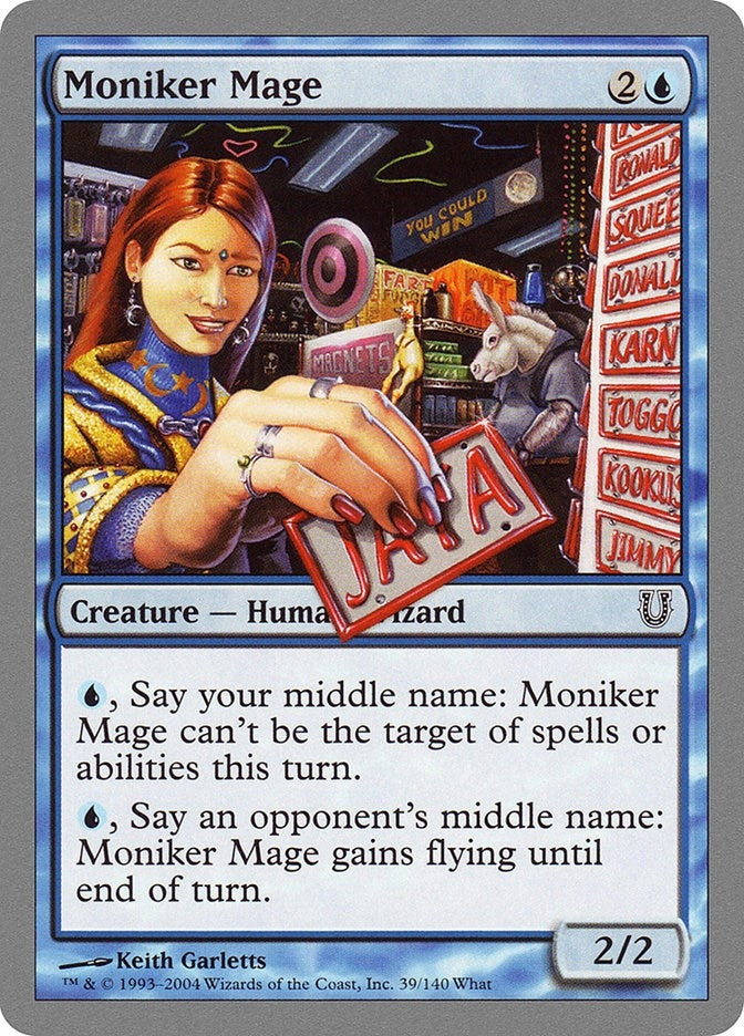 Image for Moniker Mage (39) [Unhinged]