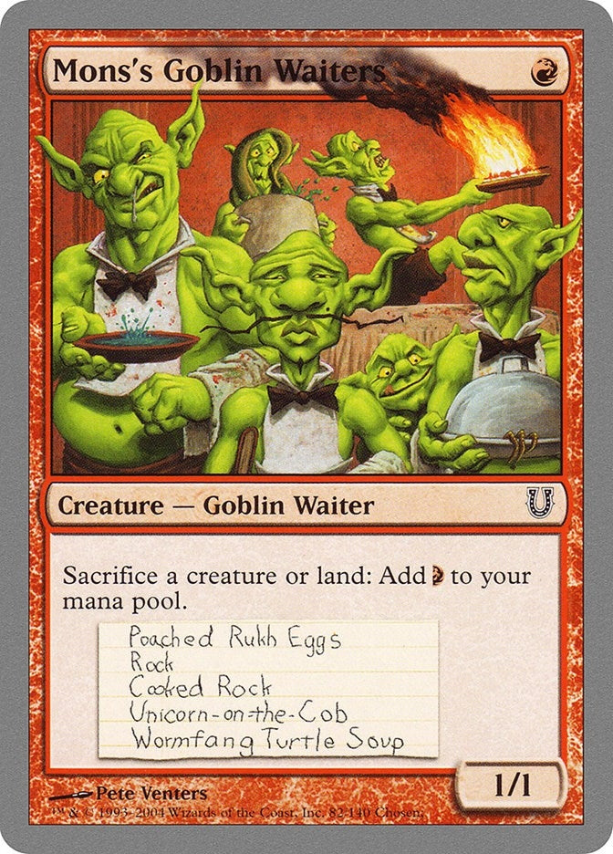 Image for Mons's Goblin Waiters (82) [Unhinged]